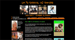 Desktop Screenshot of lksschoolofdance.co.uk